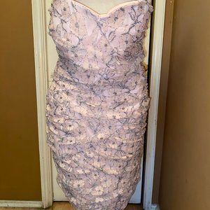 Strapless Pink Dress